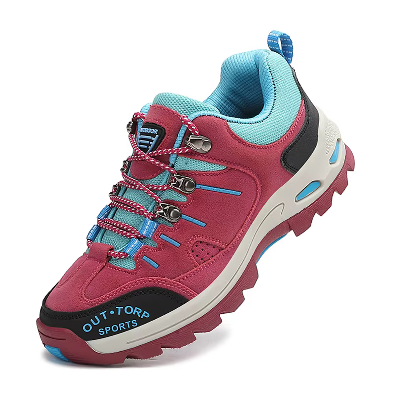 Chaussures de randonnée professionnelles en daim et cuir pour femmes