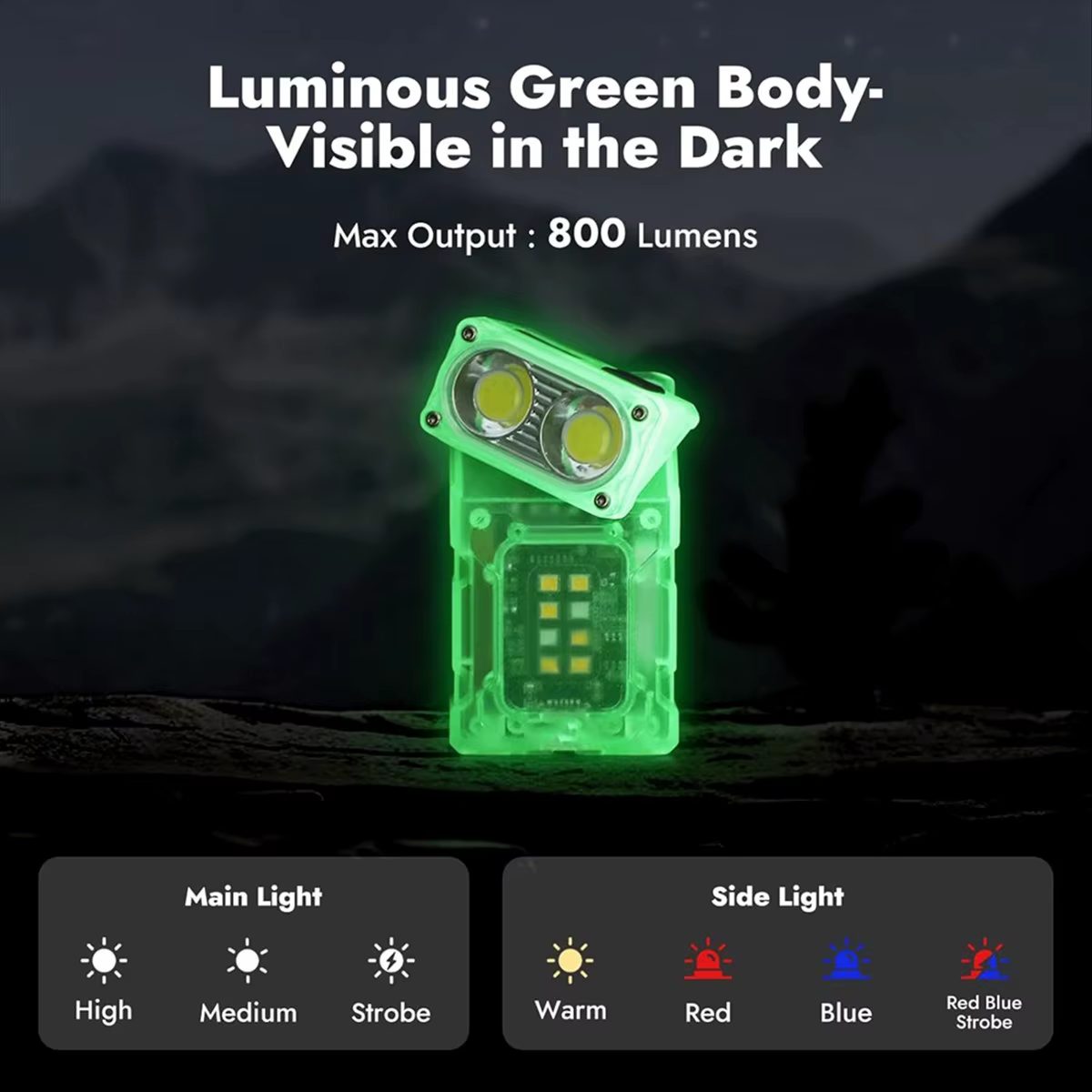 Lampe de poche LED fiable et Rechargeable