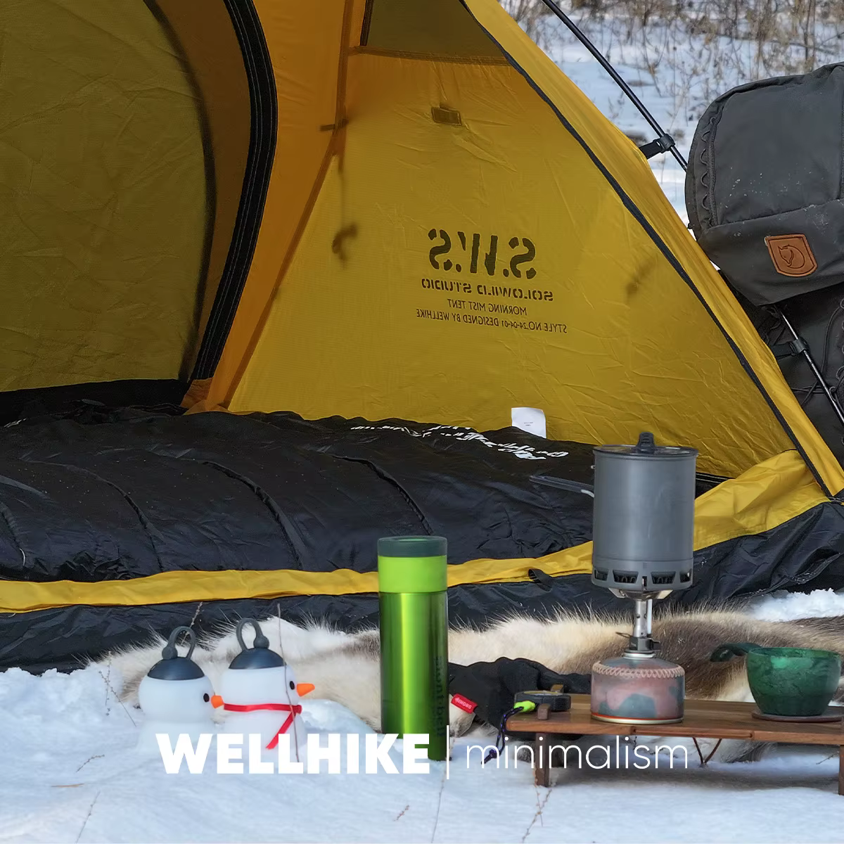 Tente portable de camping WELLHIKE MINIMAL pour une ou deux personnes