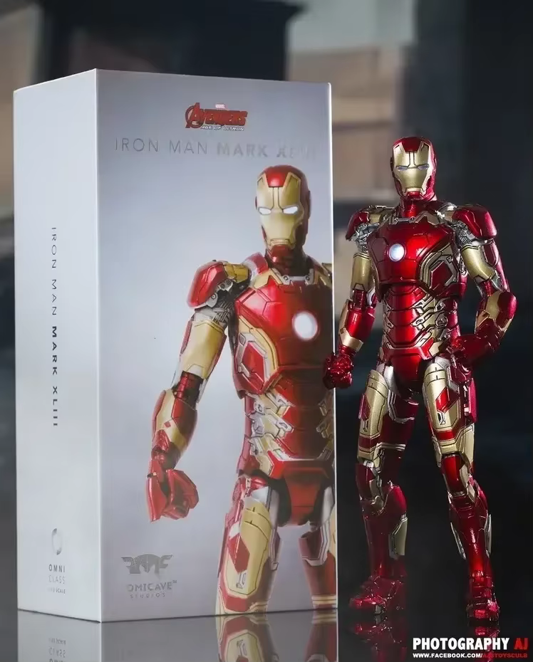 Original bande dessinée Iron Man Igor 1/12 Mk38 alliage métallique Mk40 Mk21 Mk25 Mk26 Mk33 Mk42 Mk43led Marvel légendes figurine jouets