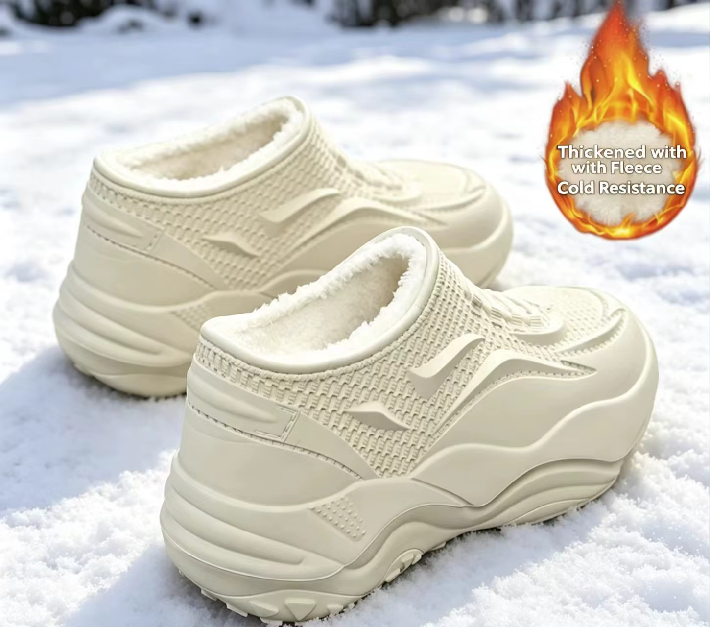 Bottes de neige imperméables et antidérapantes pour hommes, chaussures d'hiver à la mode, épaisses et doublées de polaire, résistantes, chaudes, en coton, cadeaux de noël