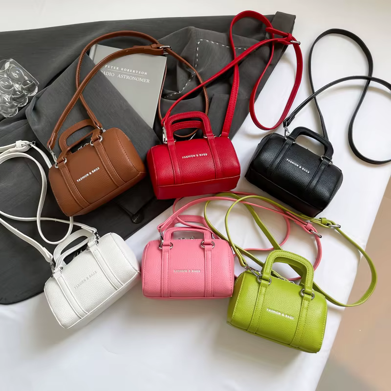 Marque Boston Sac à Main couleur unie en cuir Pu épaule bandoulière Mini Sac de téléphone dames mode jour pochette tendance vert Sac A Main
