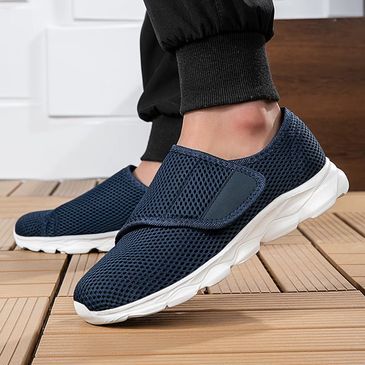Nouvelles Chaussures Décontractées Orthopédiques pour Pieds Larges et Gonflés, avec Correction de l'Éversion du Pouce, Souples et Confortables, pour Diabétiques et la Marche