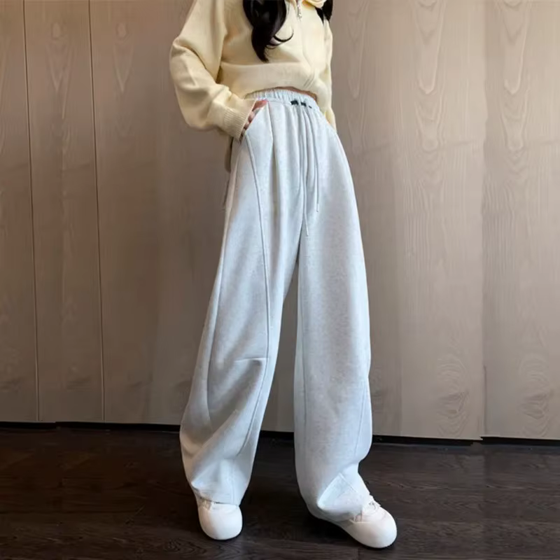 Nouveau Pantalon à jambes larges pour femmes printemps automne