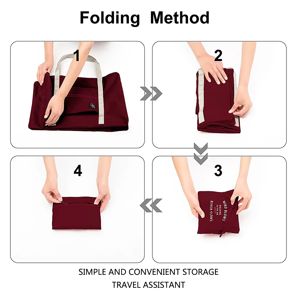 Sac de voyage pliable grande capacité