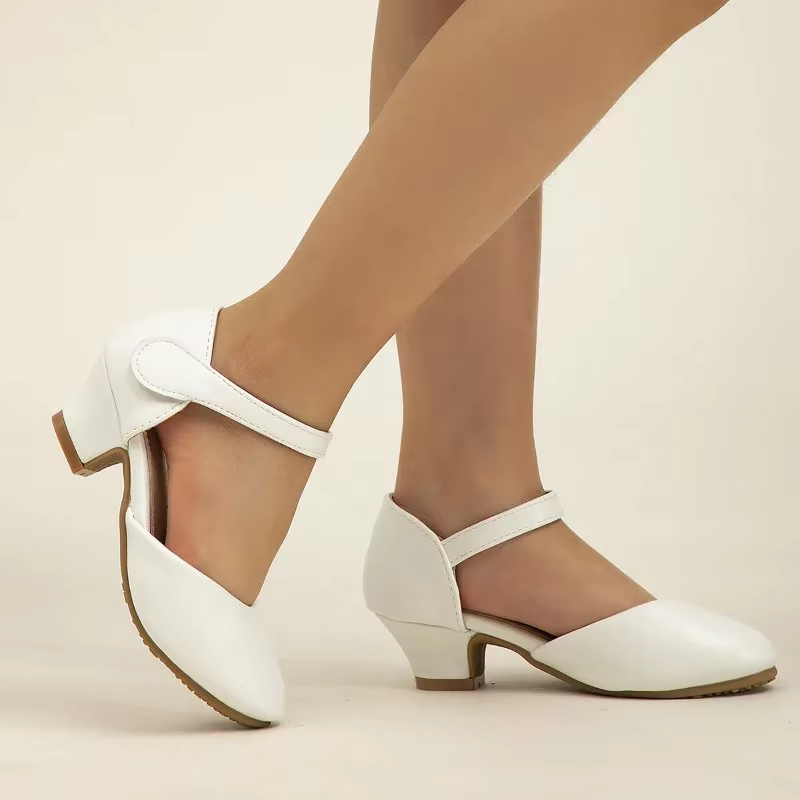 Chaussures à talons hauts pour filles, sandales d'été polyvalentes pour enfants, sandales de princesse décontractées pour enfants, performance sur scène, nouvelle mode, 2025