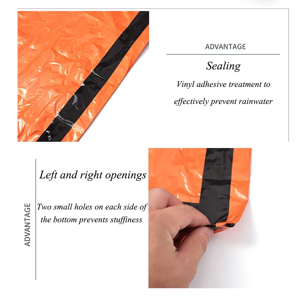 Sac de couchage de survie d'urgence Portable et étanche