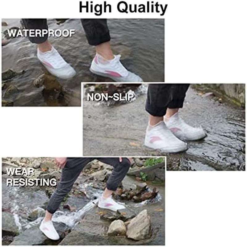 Couvre-chaussures imperméables en Silicone
