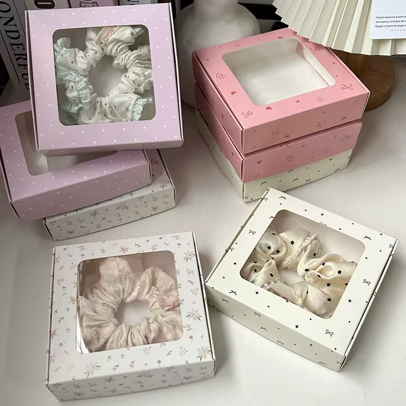 Boîte-cadeau carrée, présentoir de bijoux