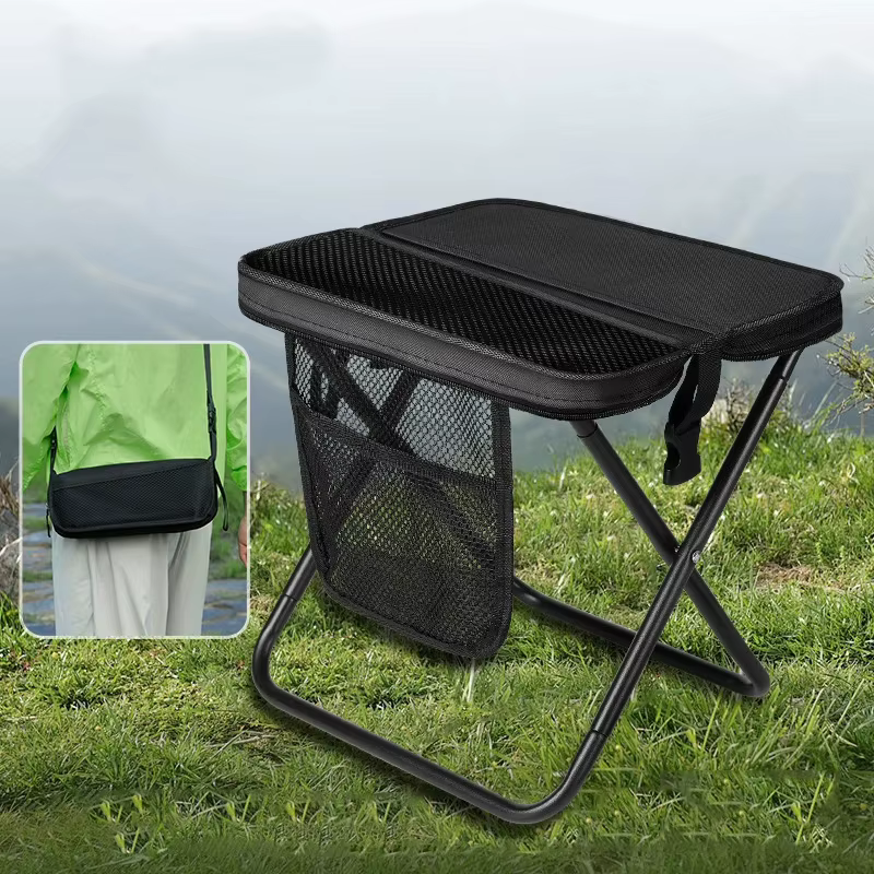 Tabouret pliant léger et portable avec sac de transport