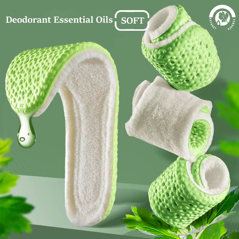 Semelles intérieures thermiques en laine pour chaussures