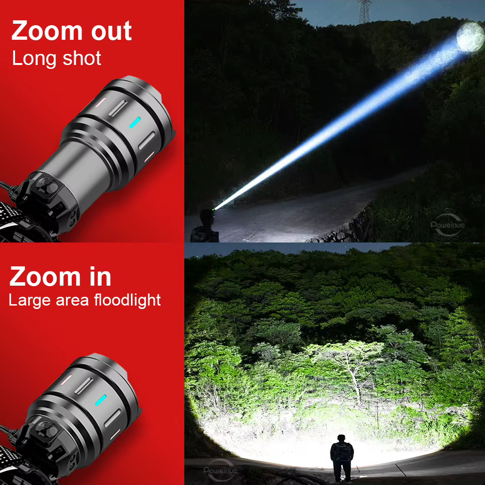 9900000LM lampe frontale Super puissante 800W LED capteur IR phare