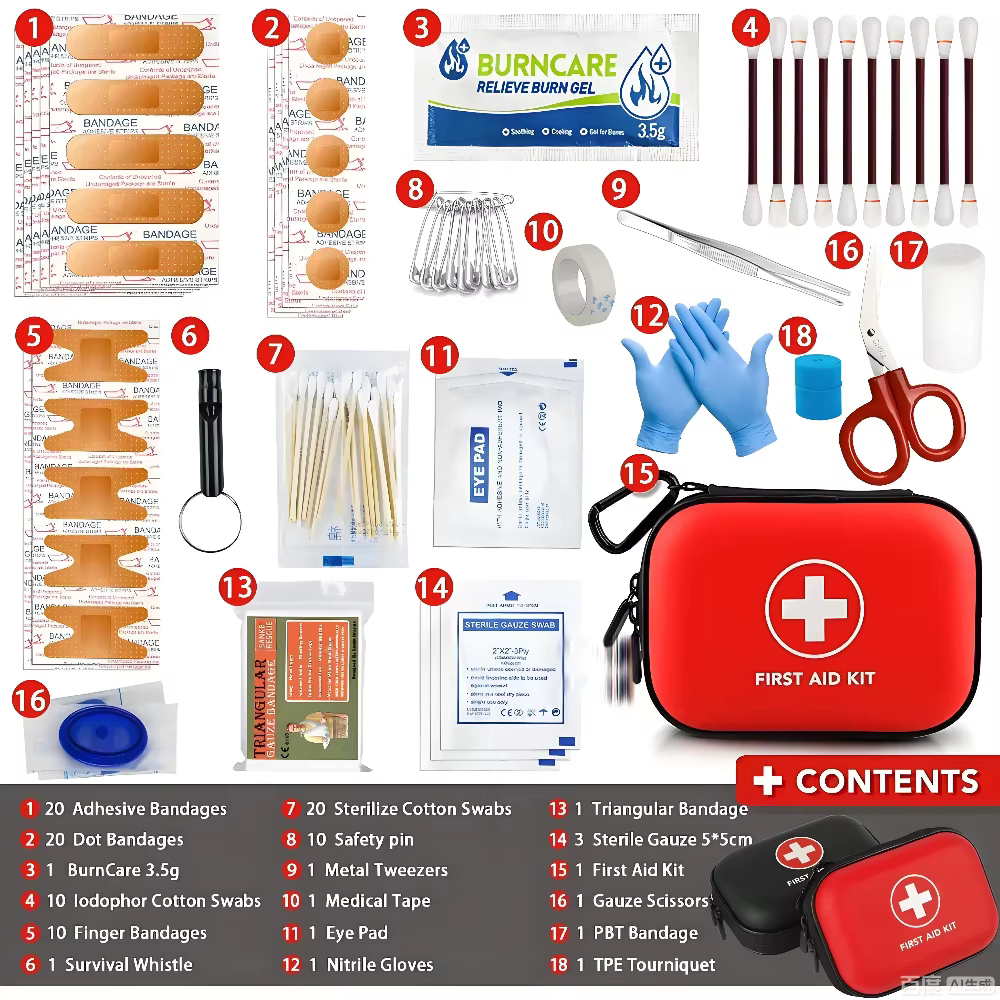 Trousse de premiers secours polyvalente