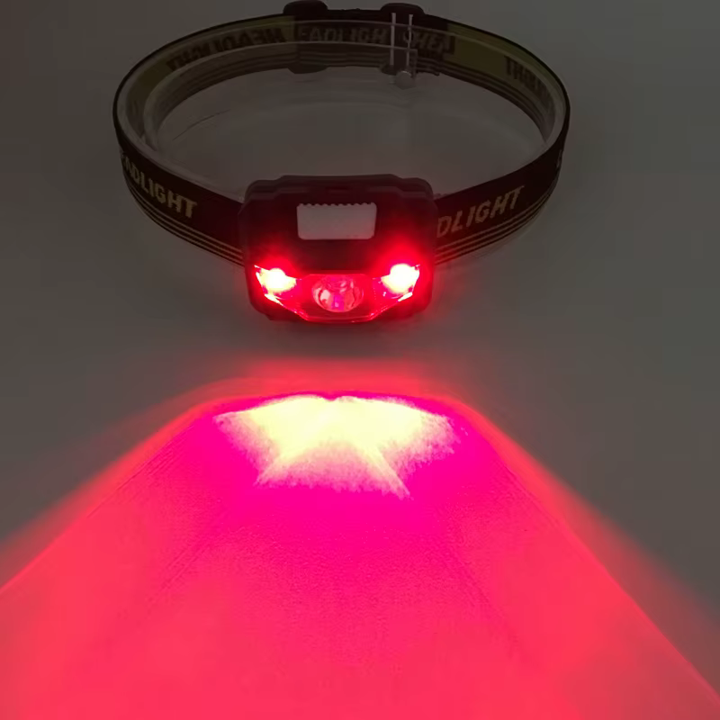 Zk20 LED phare tête vélo lampe lumière infrarouge Ray Mini étanche 600Lm 4 Modes R3 + 2 LED 3xAAA