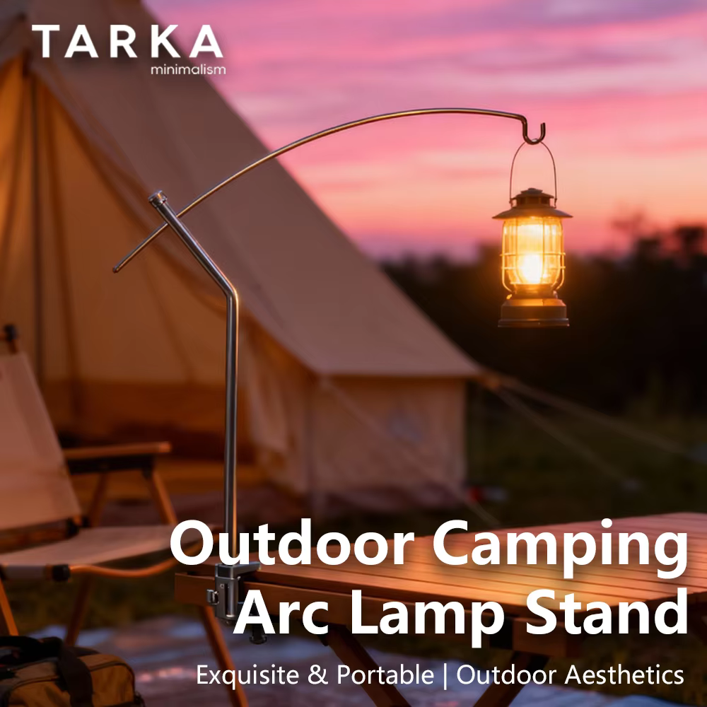 TARKA support de lanterne détachable réglable ultraléger lumière table extérieure Portable