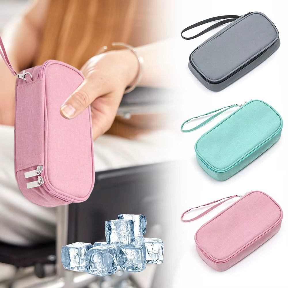Sac de refroidissement pour insuline diabétique, poche pour diabétique, protection à main, pilule, sac de glace réfrigéré, congélateur de médicaments pour refroidisseur médical