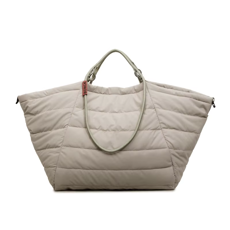 Grand sac fourre-tout tendance et polyvalent, sac seau en coton léger et minimaliste pour le transport quotidien, idéal pour les voyages décontractés