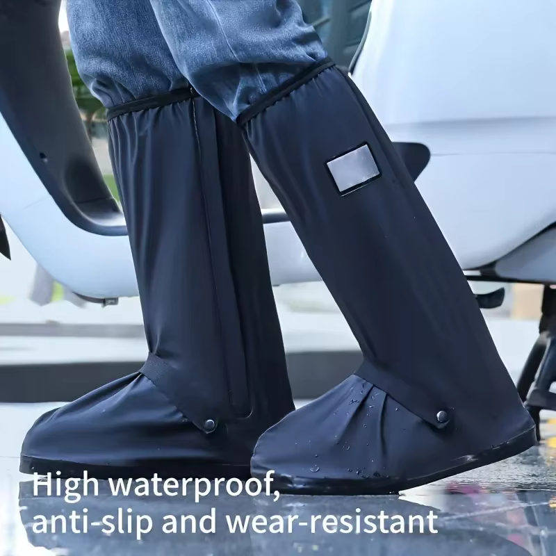 Couvre-chaussures de cyclisme robustes et imperméables