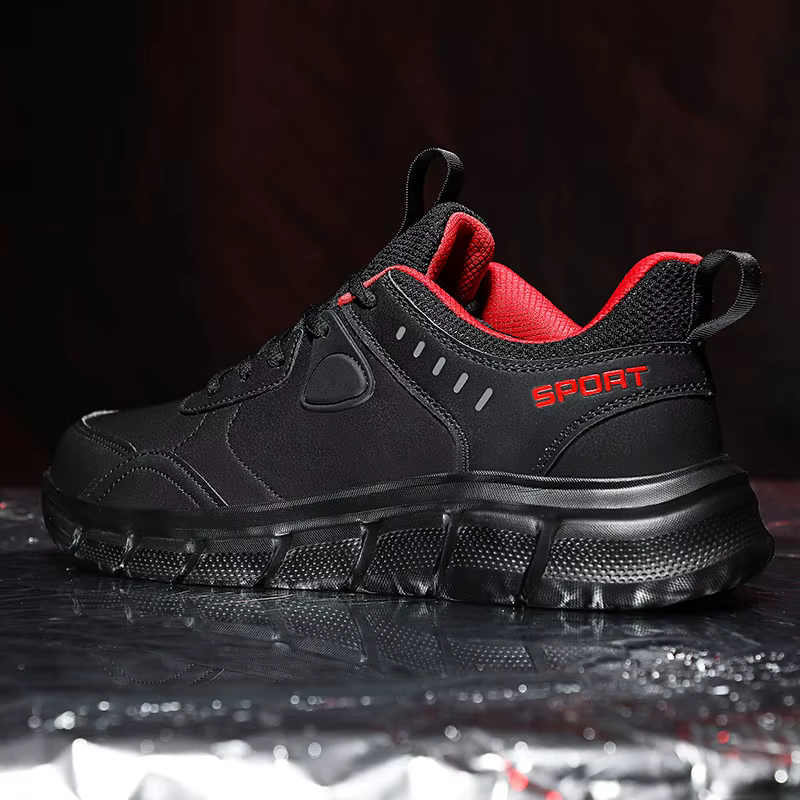 Hommes chaussures de randonnée nouveau cuir coupe-vent léger Simple polyvalent Jogging