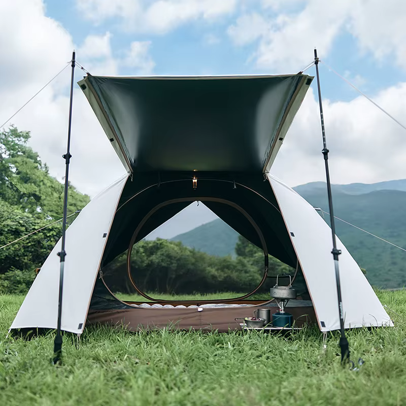 Naturehike YunChuan tente de Camping en plein air 2/3 personnes étanche PU2000 + tentes occultantes UV50 + abri de randonnée léger Portable