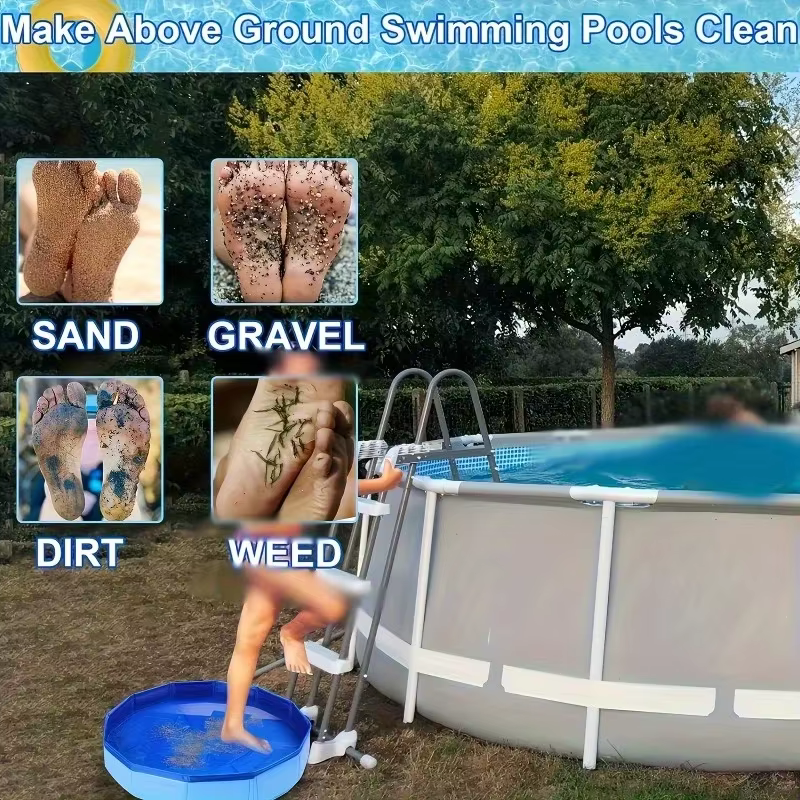Bain de pieds pliable en PVC portable