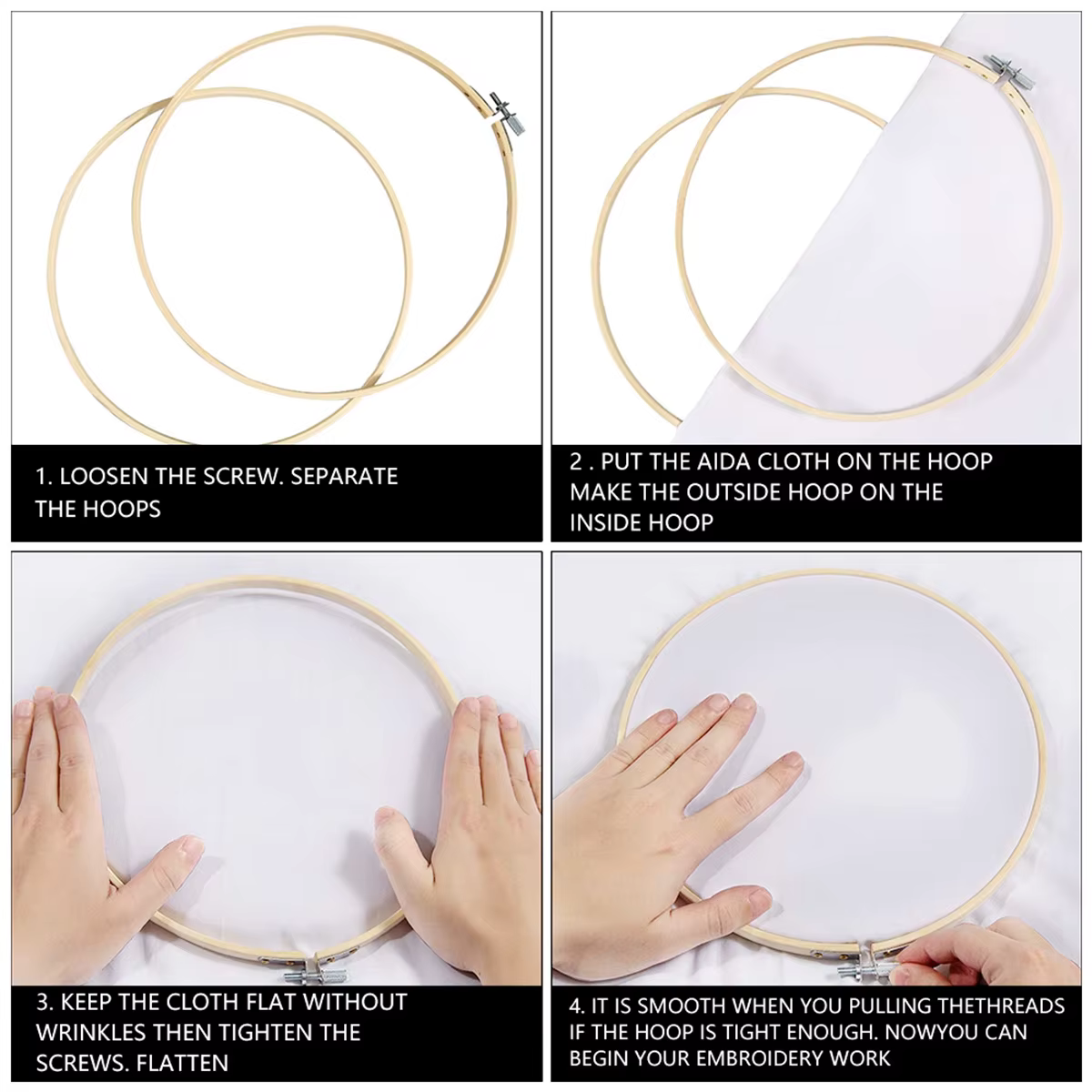 Kit de pratique de point de broderie