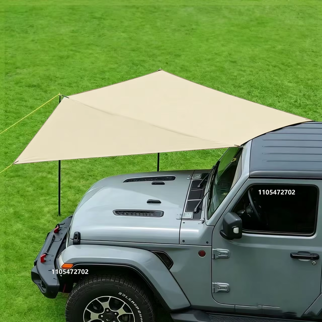 Tente Pare-Soleil Latérale pour Voiture en Forme de Chauve-Souris