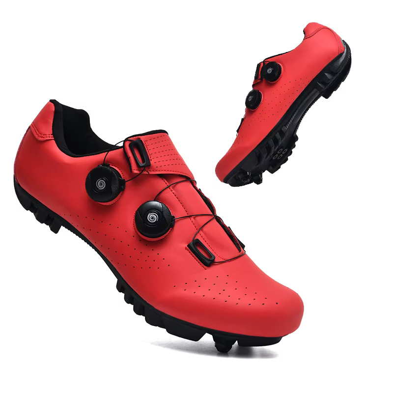 Baskets de cyclisme à pédales pour hommes et femmes, chaussures de vélo plates, à crampons, de vitesse Rb, auto-flocage, nouvelle collection 2023
