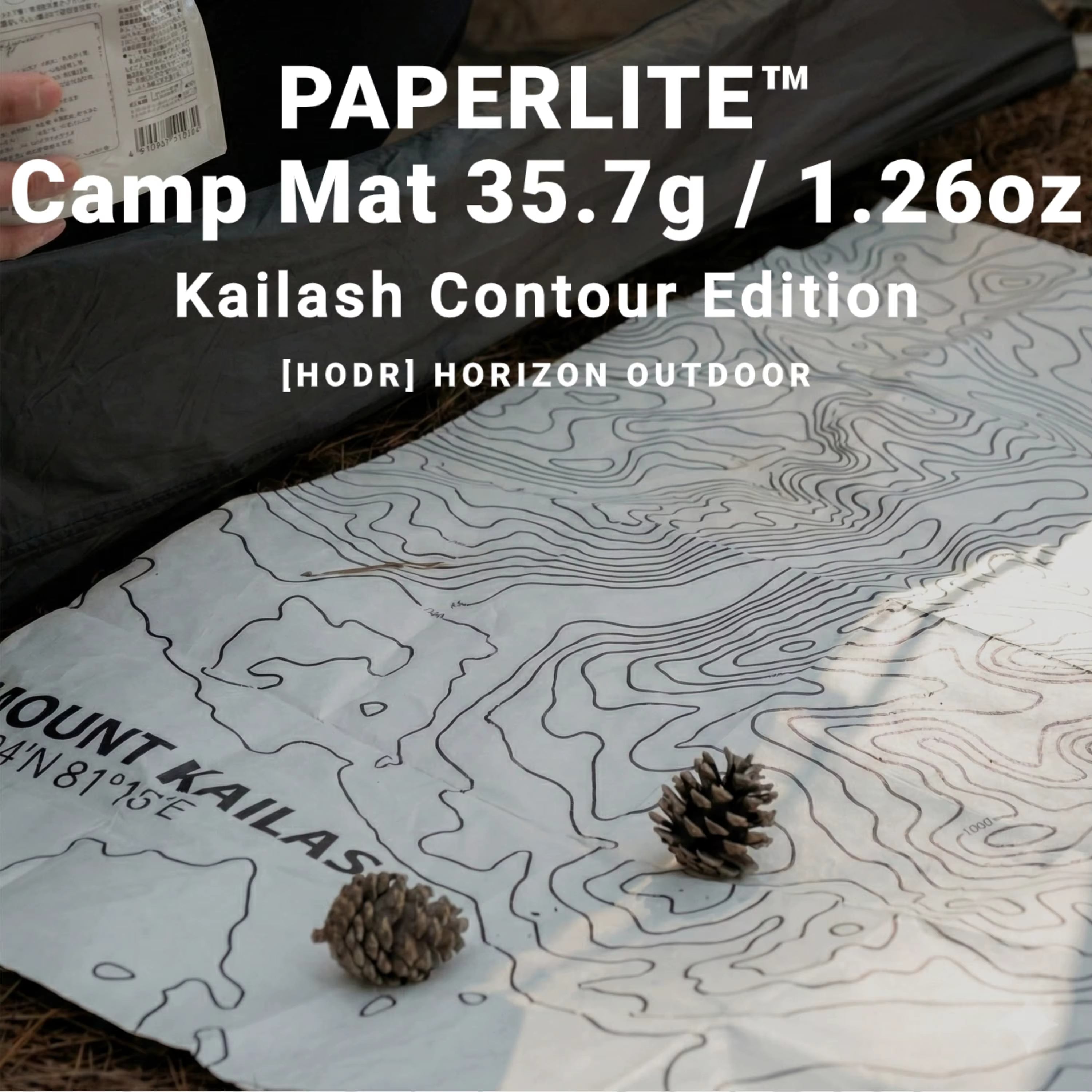 HODRGEAR PaperLite Tyvek tente Vestibule tapis 35g ultraléger feuille de sol