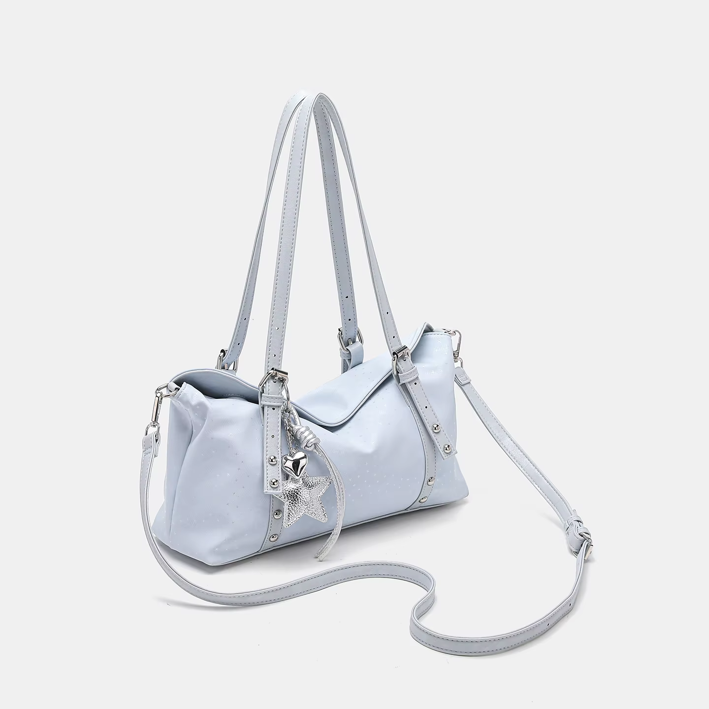 Sac à main de luxe noir pour femme en cuir PU, sac bandoulière messager matelassé à carreaux avec pompon, de marque