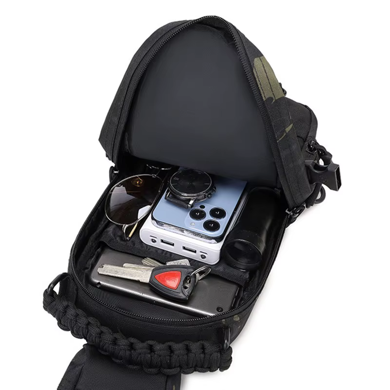 Sac de poitrine de Camping sac à dos tactique pour hommes Sport épaule randonnée en plein air escalade cyclisme pêche voyage MOLLE Sling Fanny Pack
