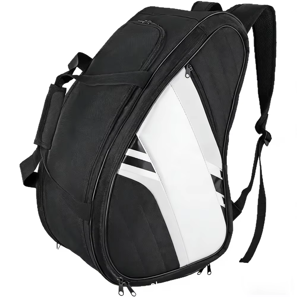 Sac à dos pour raquette de pickleball avec sac à balles, sac de sport imperméable, compartiment respirant pour chaussures, sac de rangement pour raquettes