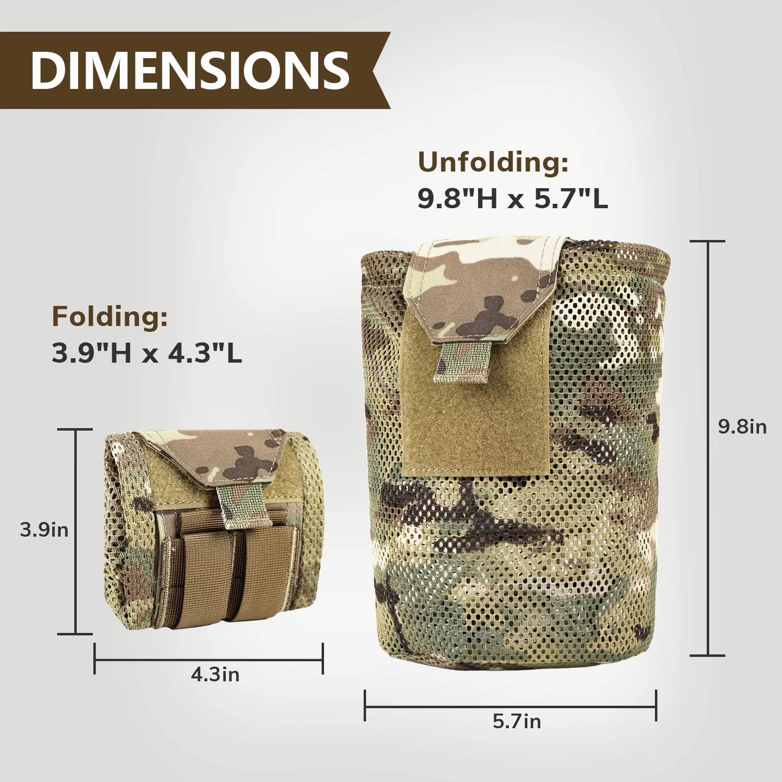 Sac de rangement tactique pliable VOTAGOO TYR