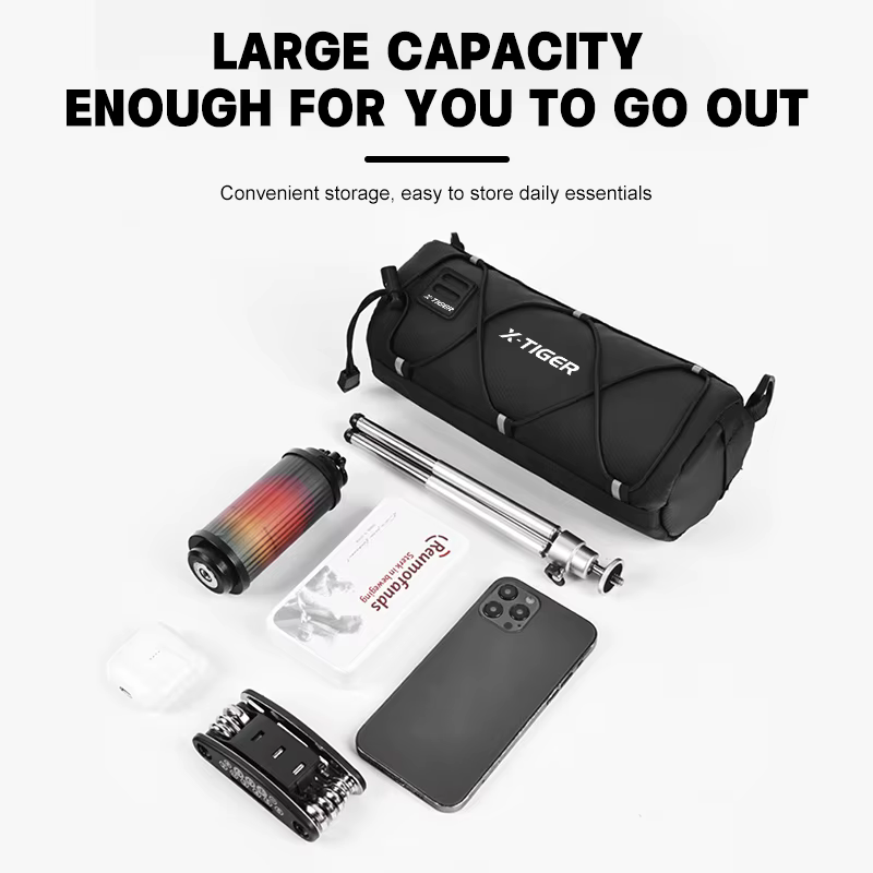 X-TIGER sac de vélo Portable guidon multi-usages grande capacité sac à dos de cyclisme vtt route