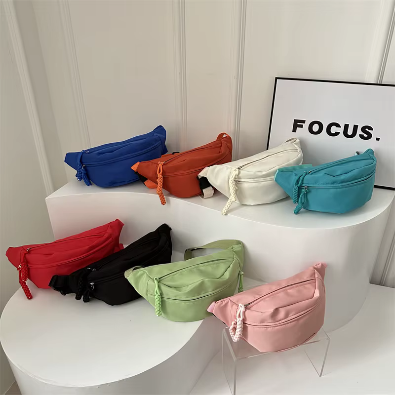 Sacs de taille demi-lune imperméables en tissu Oxford