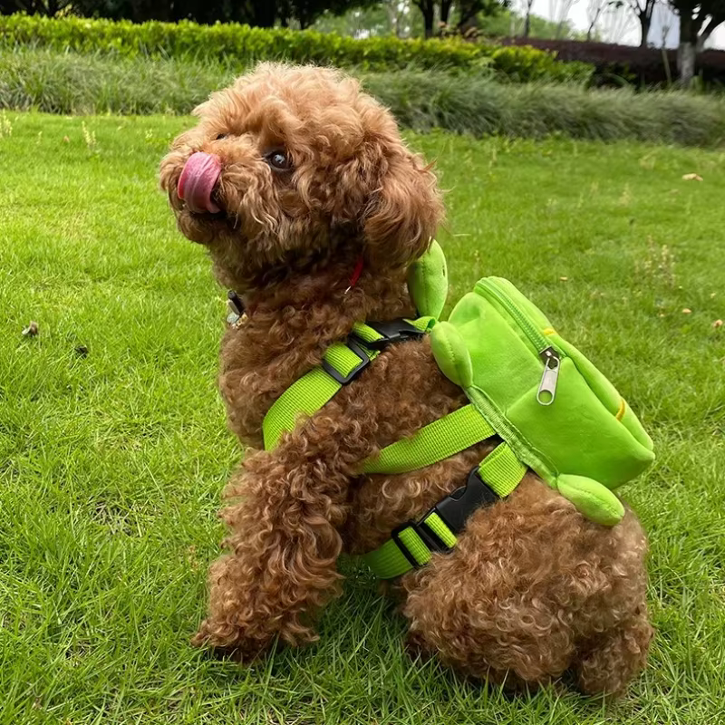 Sac à dos portable pour chien en forme de tortue