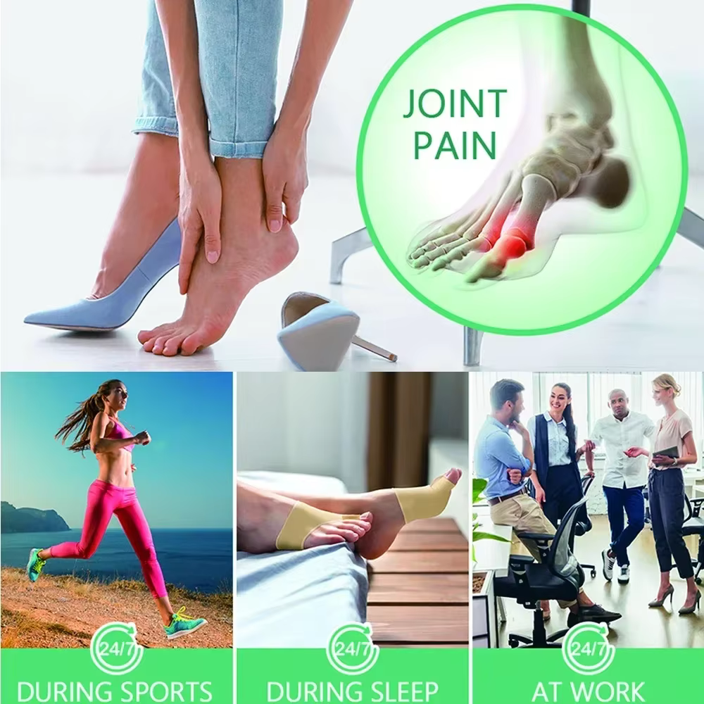 Correcteur d'hallux valgus, séparateur d'orteils pour la relaxation, l'écartement et l'étirement du gros orteil, support pour l'hallux valgus et l'hallux valgus, protecteur pour les gros orteils