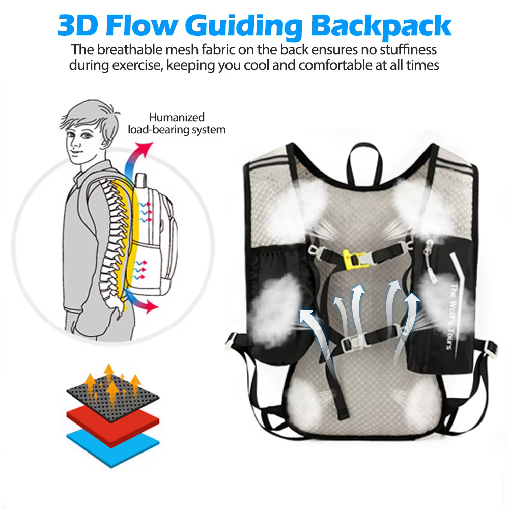 Sac à dos d'hydratation pour la course à pied
