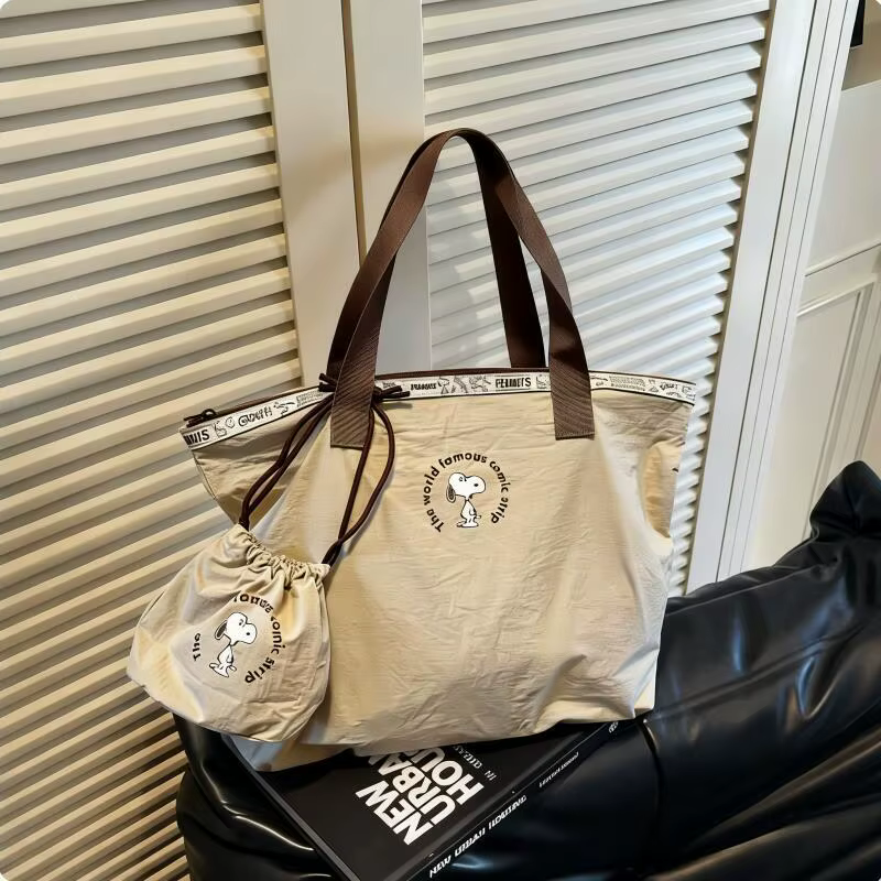 Sac de voyage Snoopy grande capacité, pliable, léger, bagage à main, sac de sport portable, sac de voyage pour les vacances