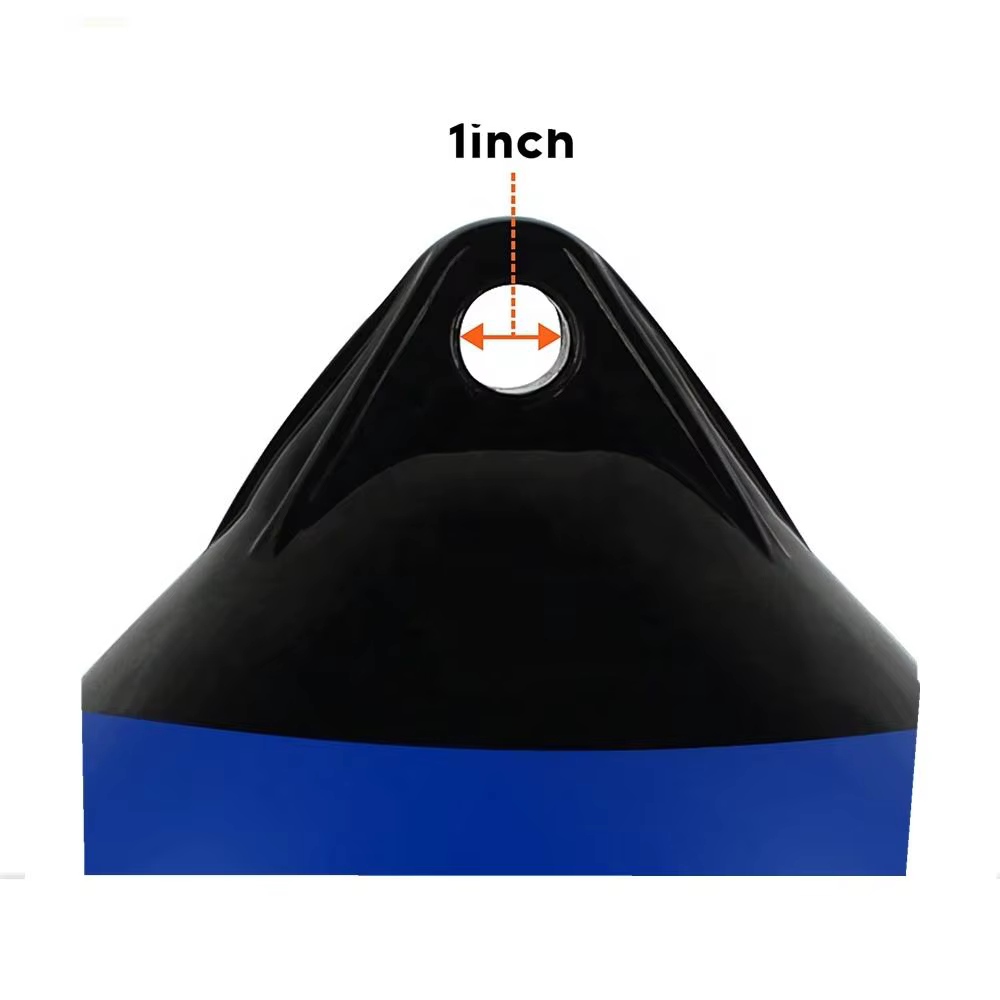 Accessoires de quai maritime pour bateaux : Bouée de marquage série A25, Bouée de protection ronde pour bateau, Bouée d'ancrage sphérique