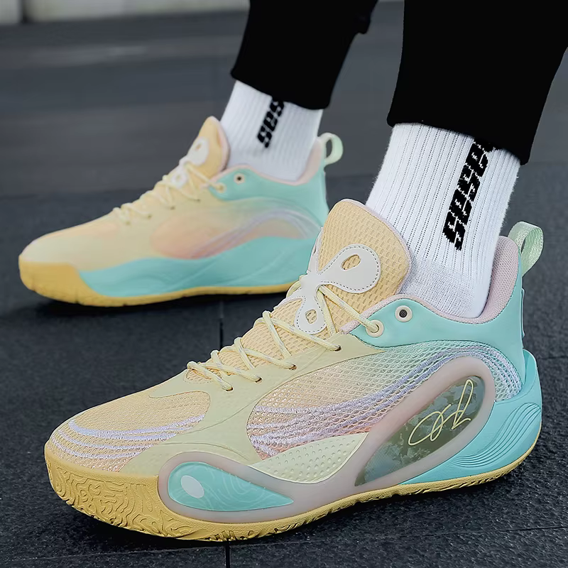 Chaussures de basket-ball super cool pour hommes et femmes, chaussures d'entraînement de marque de luxe, chaussures de sport d'extérieur antidérapantes pour garçons, bottes de basket-ball unisexes