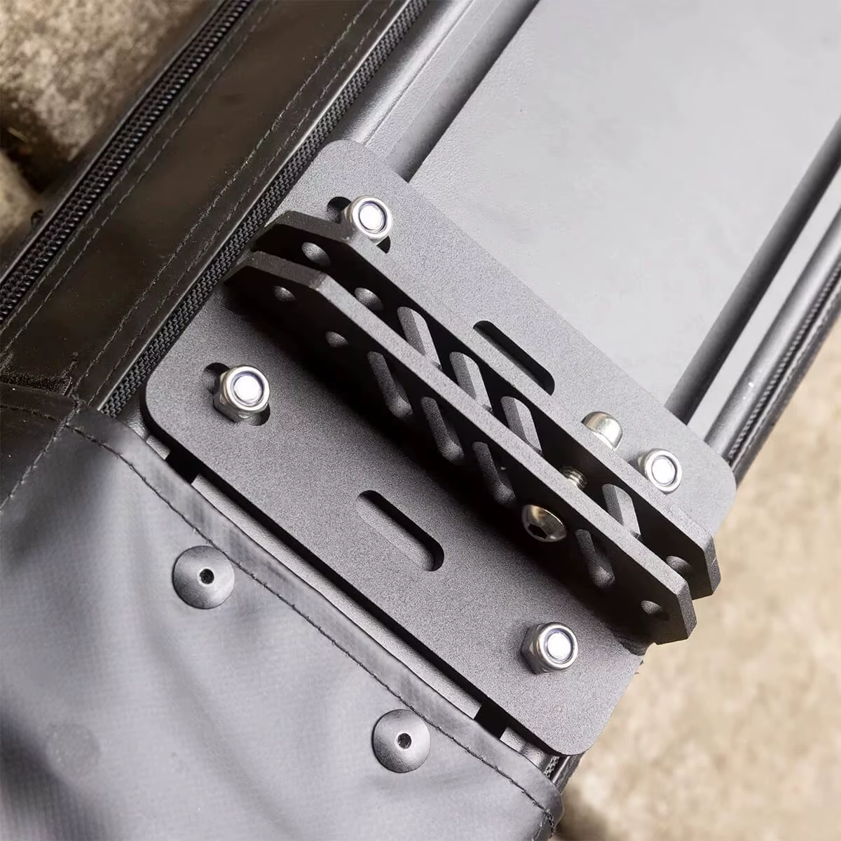Support d'installation à dégagement rapide robuste pour tente latérale de voiture, support de connexion pour tente latérale et tente de toit de voiture