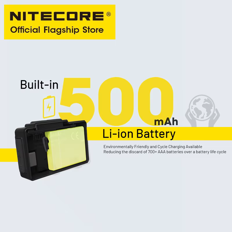 NITECORE NU20 lampe frontale Rechargeable USB-C classique 38 g phare Ultra léger pour sac à dos Camping en plein air