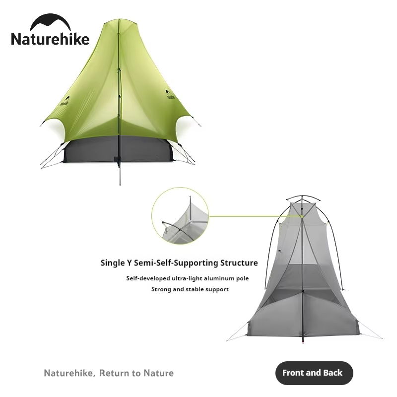 Naturehike Star Trails EXT tente de randonnée 1-2 personnes voyage en plein air nuit