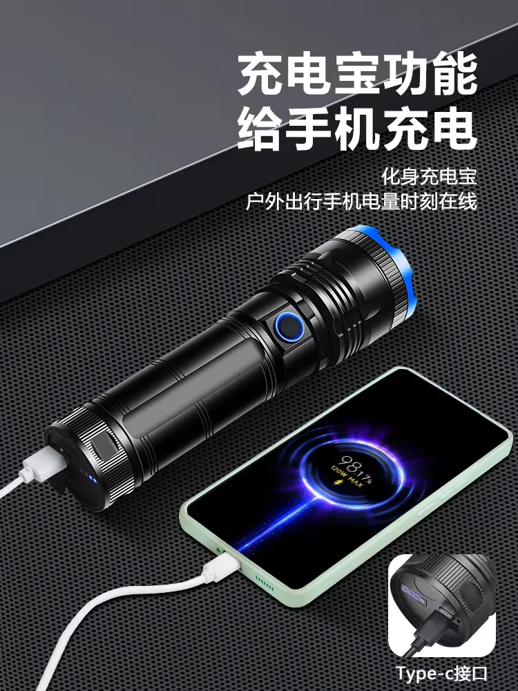 Lampe de poche LED super lumineuse