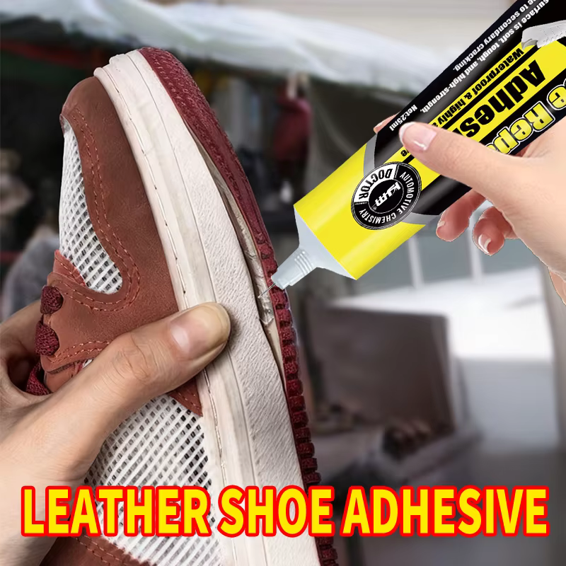 Colle professionnelle pour réparation de chaussures – Adhésif puissant pour baskets, chaussures en cuir, bottes, sandales, talons, semelles et sacs en cuir