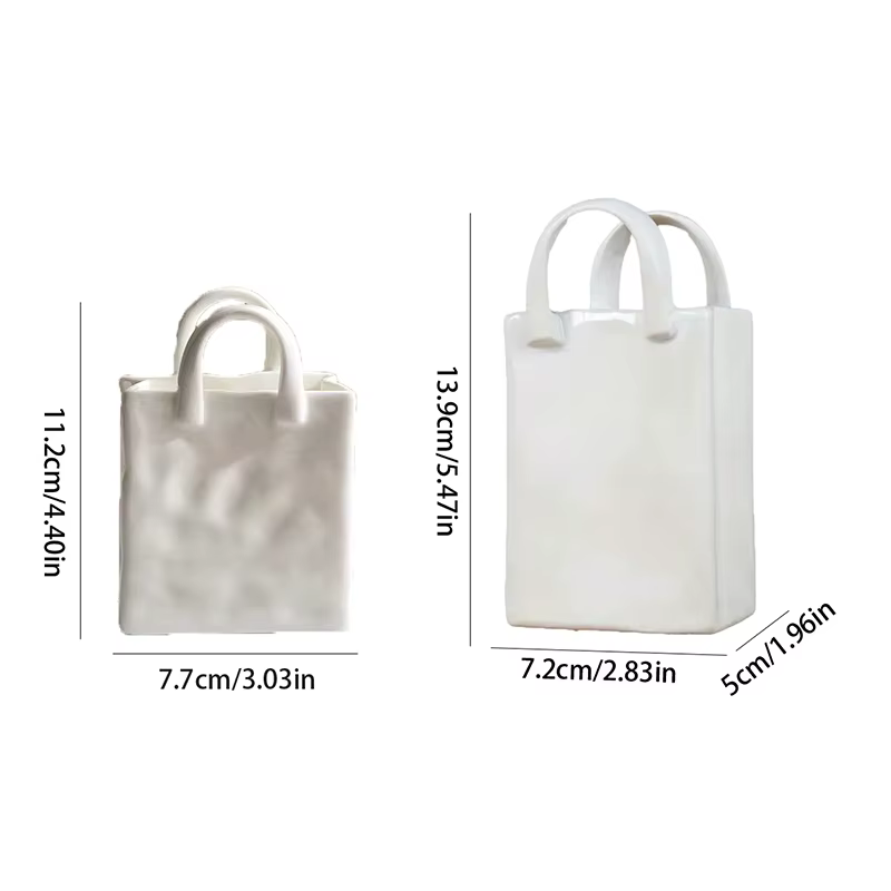 HUA HUA – Vase en forme de sac à main
