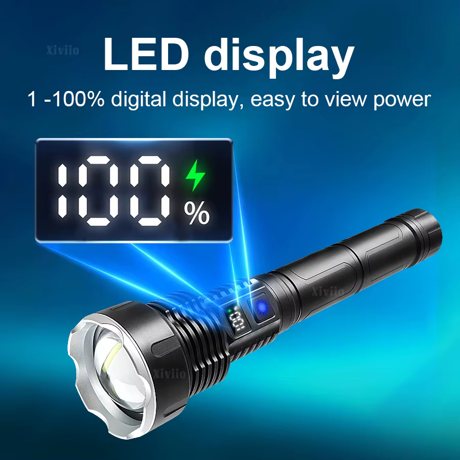 Lampe torche la plus puissante 48000000LM