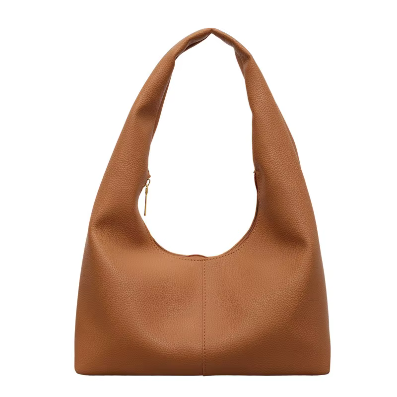 Sac à bandoulière souple pour femme, style coréen vintage en similicuir, idéal pour le travail et le quotidien