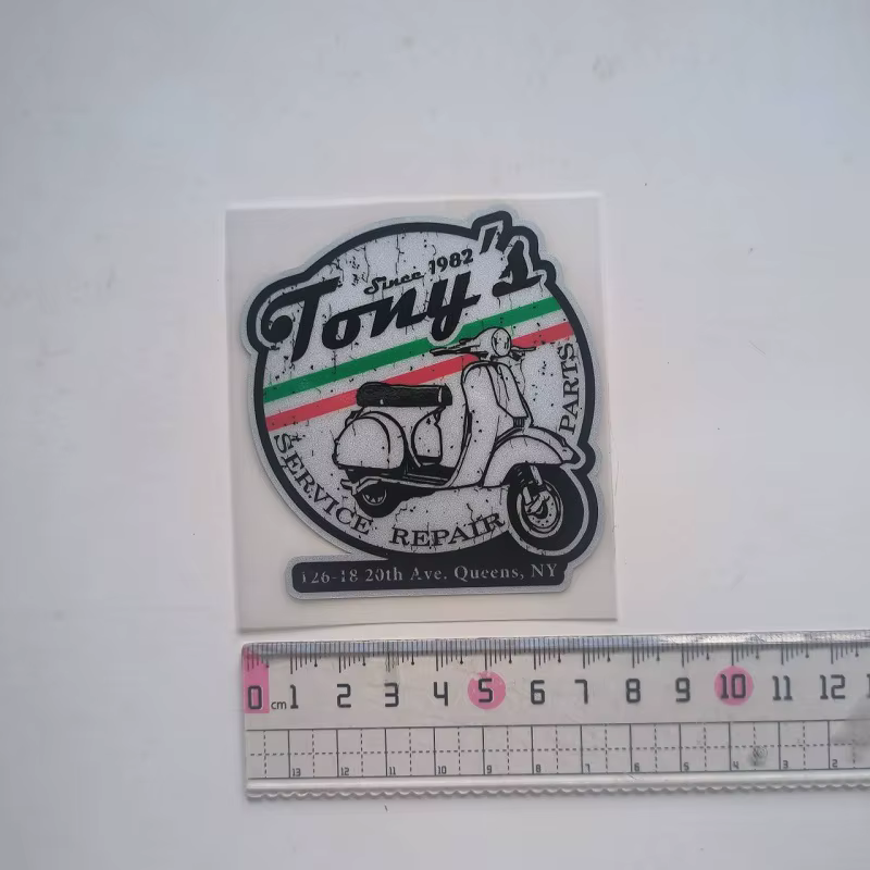 Autocollants de Scooter rétro autocollants de moto réfléchissants autocollants en vinyle course adaptés pour PIAGGIO VESPA style de voiture de moto